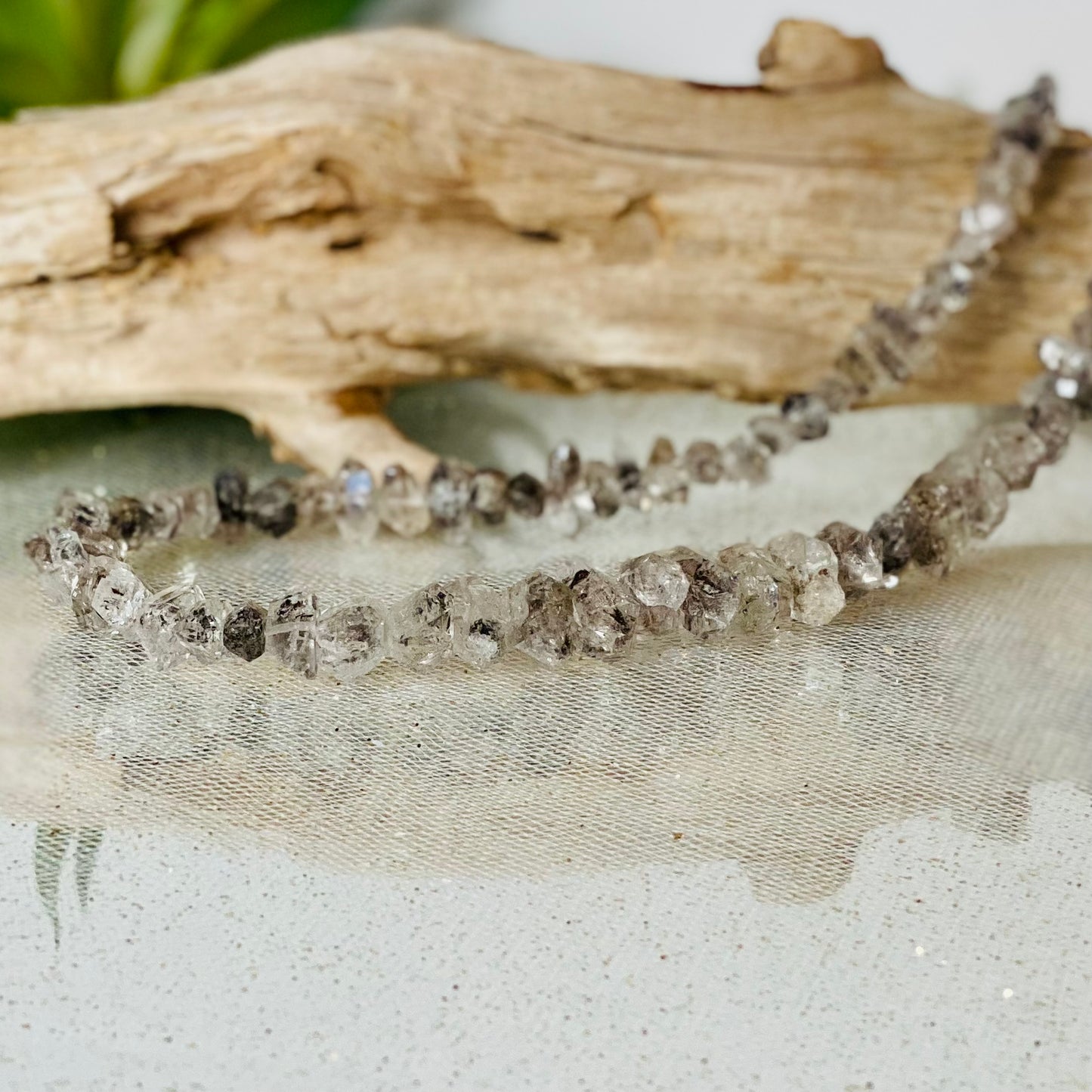 Herkimer Diamond Chip Necklace - the Stone of Attunement