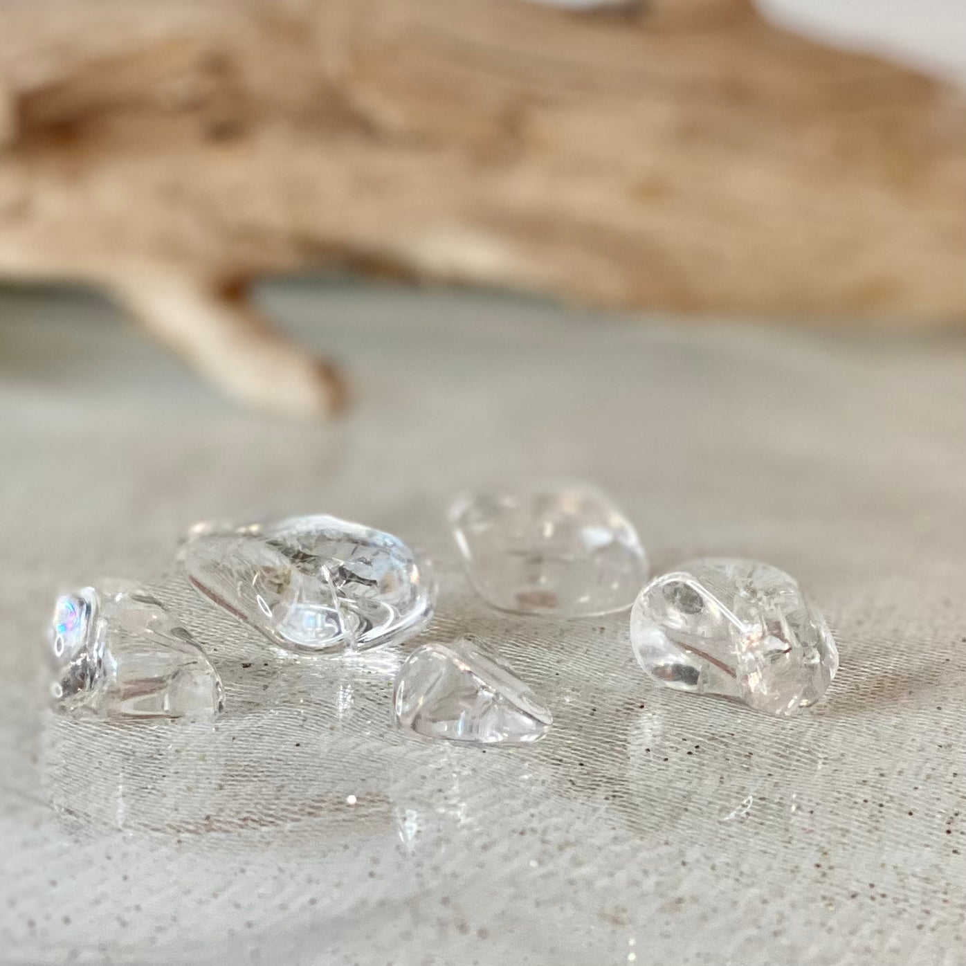 Clear Quartz Tumbled Stone: Amplify Your Energy and Clarity - Small