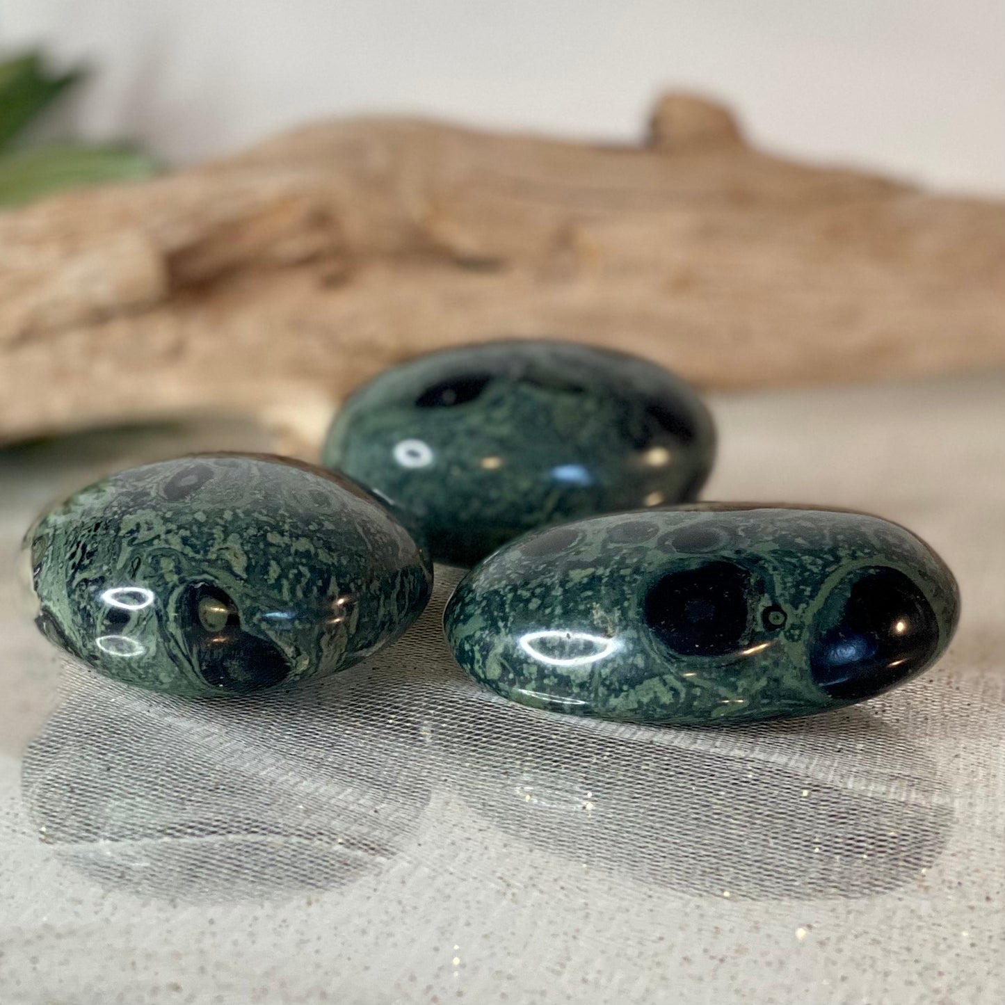 Kambaba Jasper Palm Stones -CBTS