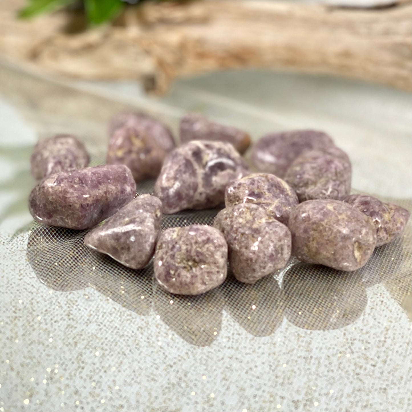 Lepidolite Tumbled Stones: Embrace Calm and Balance