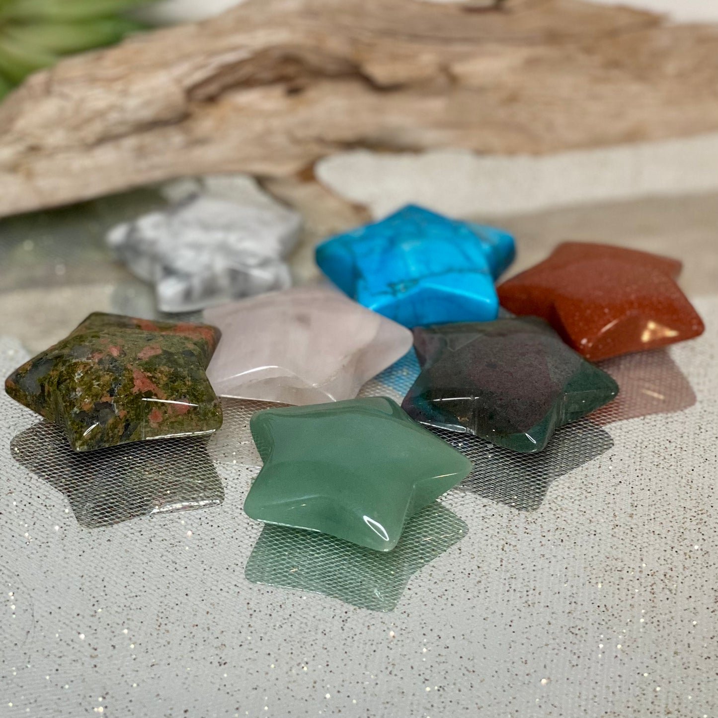 Large Crystal Stars: Celestial Wonders in Your Hands