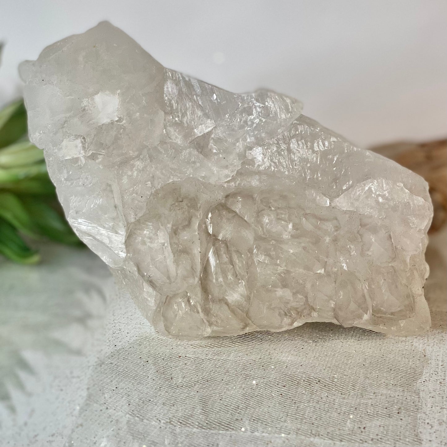 Divine Wisdom Smoky Elestial Quartz Cluster Healing Crystal