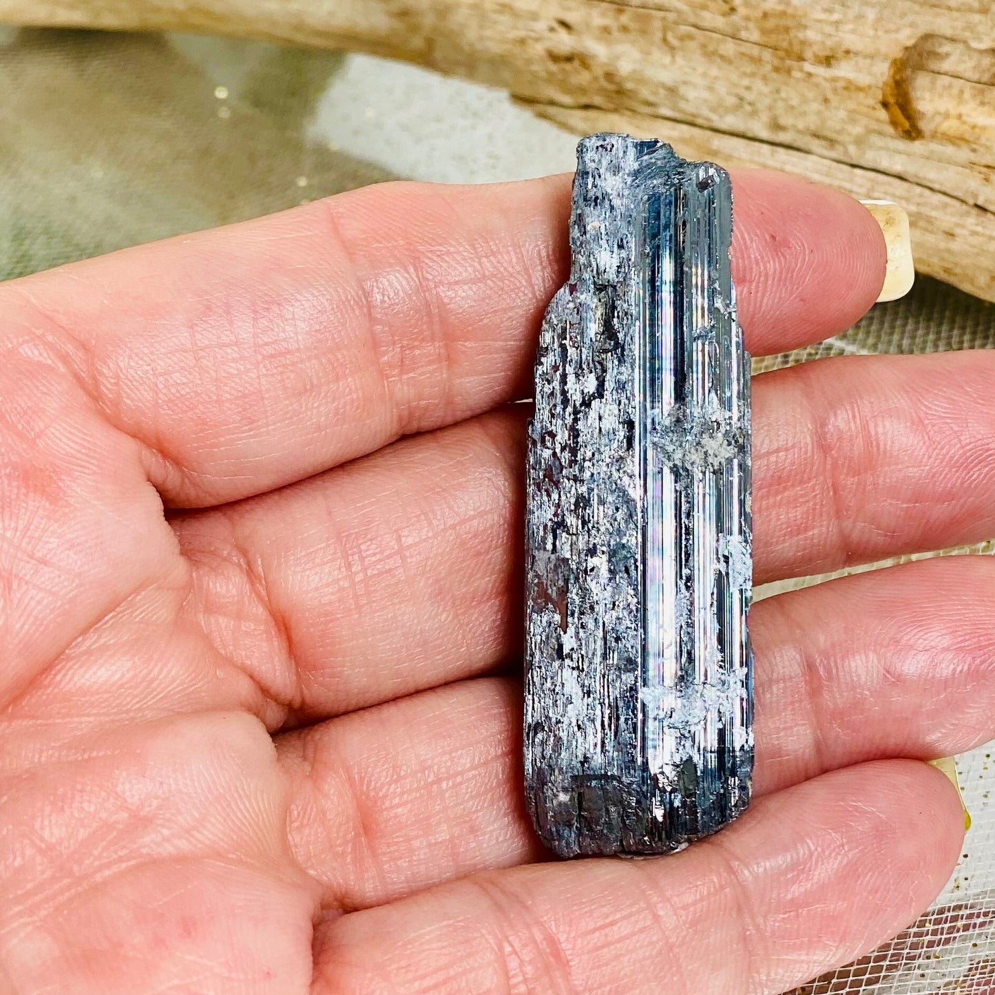 Stibnite Crystal for Protection, Prosperity, and Healing