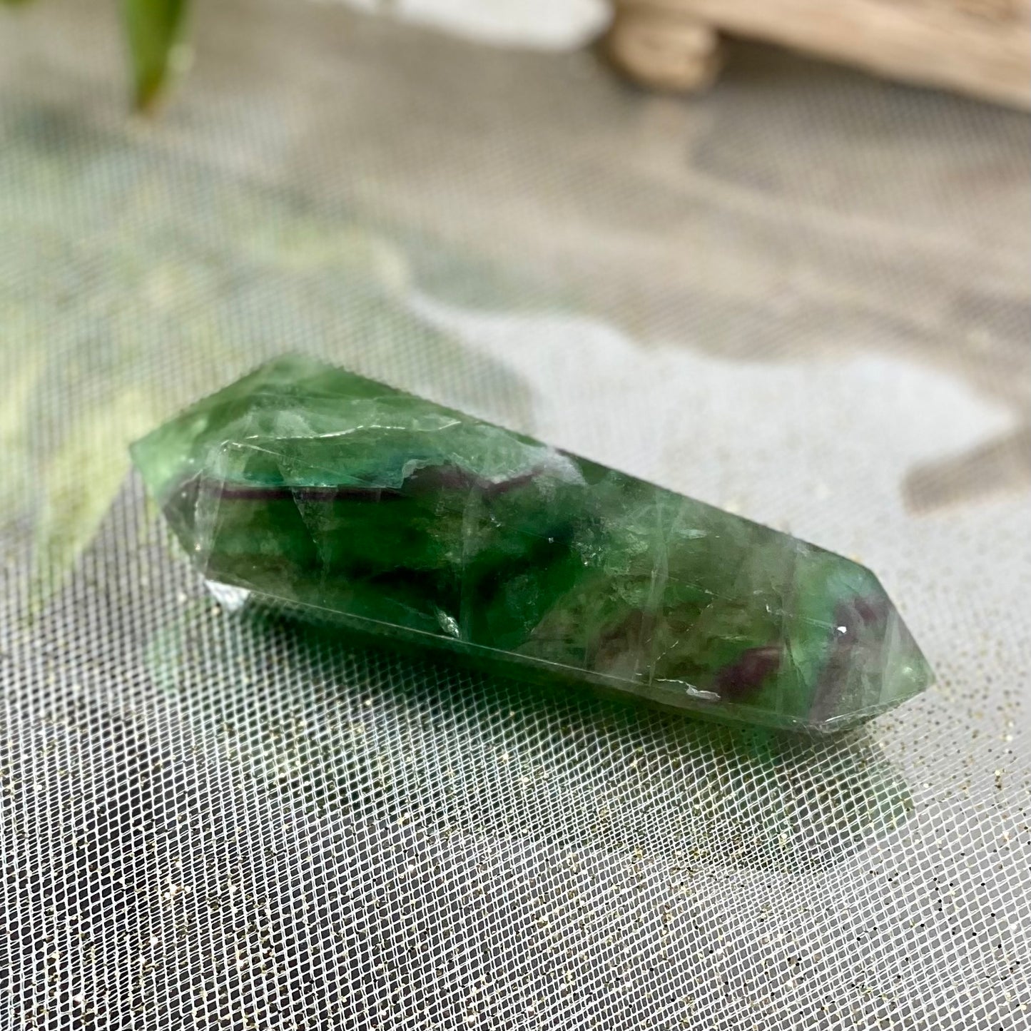 Fluorite Double terminated Wand- CBTS