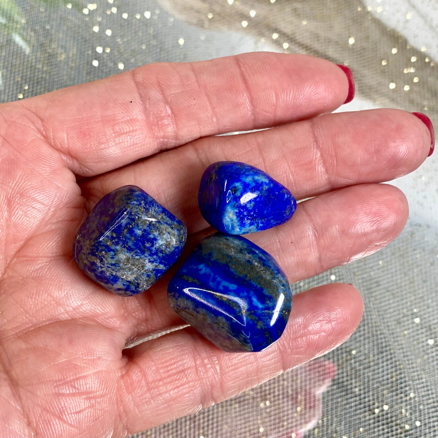 Lapis Lazuli Tumbled Crystals-CBTS