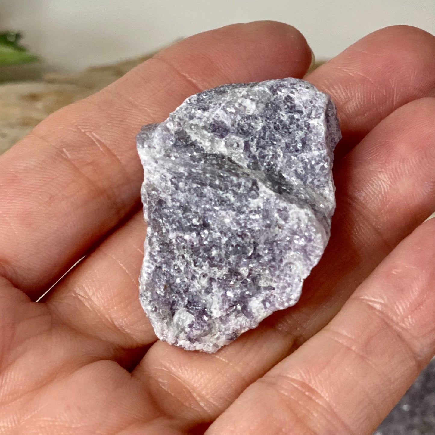 Lepidolite Raw Stones for Soothing Anxiety & Depression