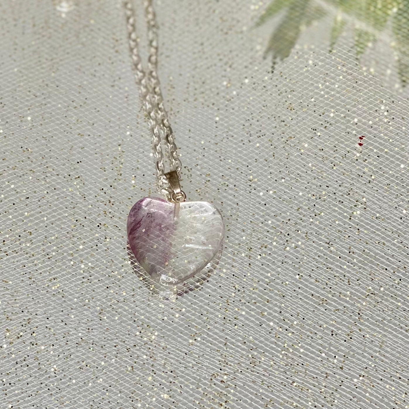 Crystal Heart Harmony Necklace - Crafted for positivity, Adorned for Beauty!