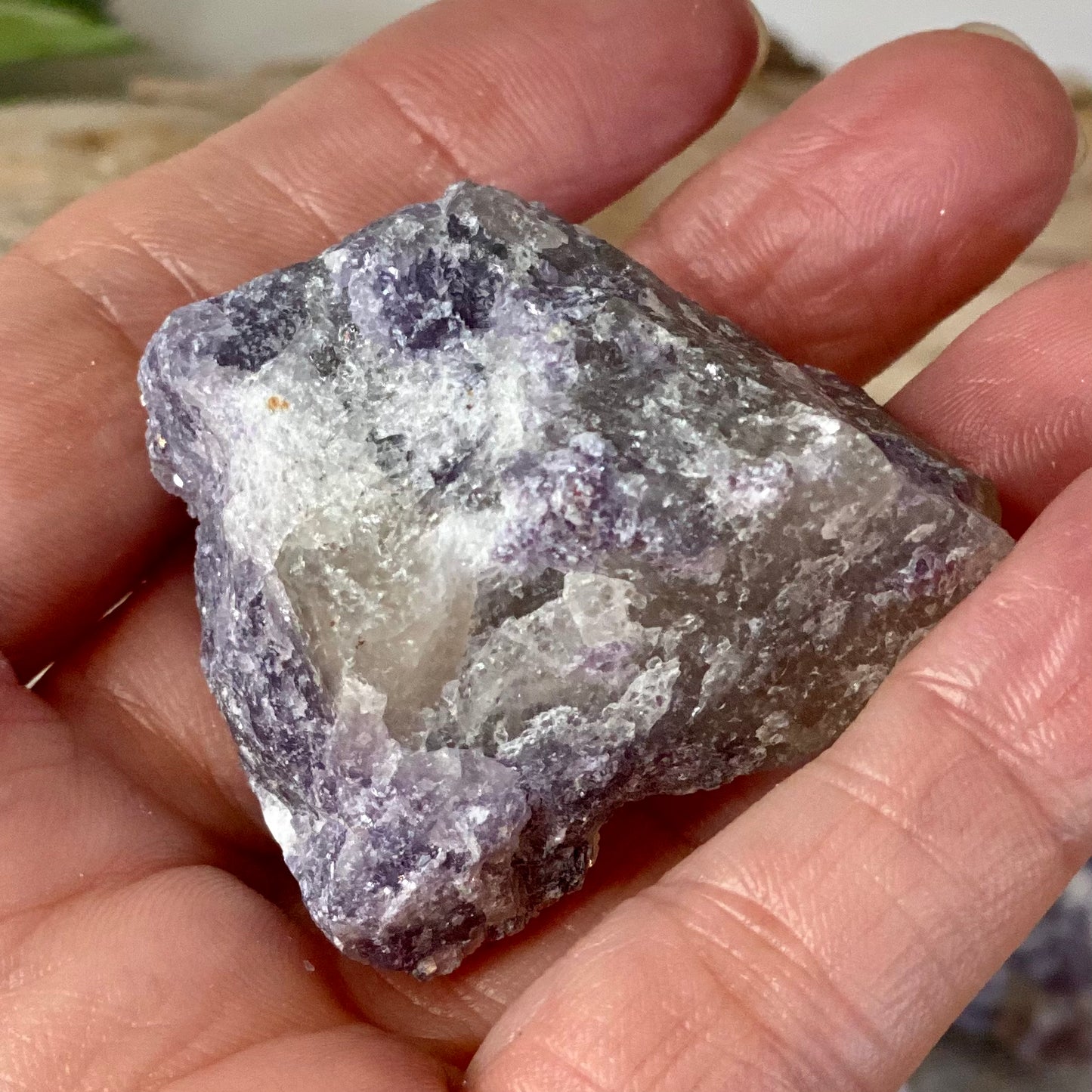Lepidolite Raw Stones for Soothing Anxiety & Depression