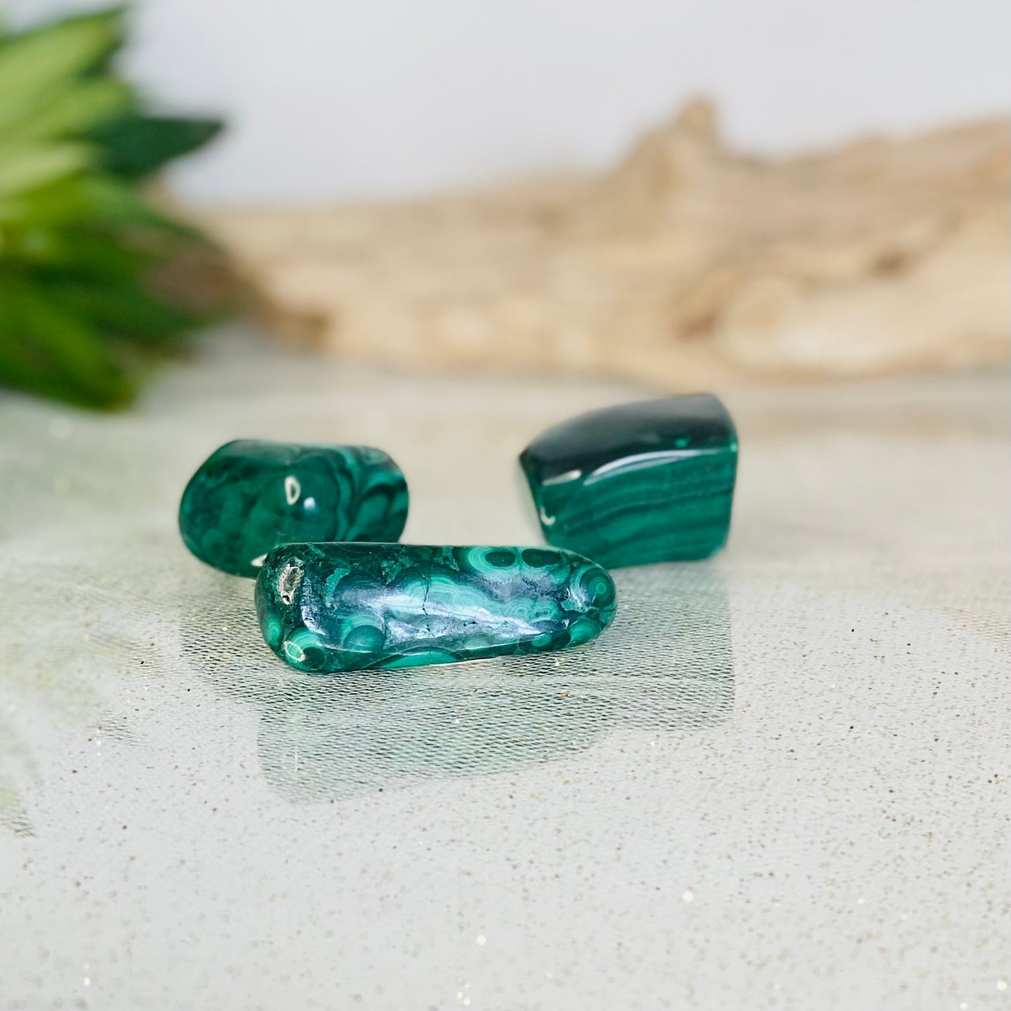 Malachite Tumbled Crystals: Transformative Vibrance from Earth's Depths