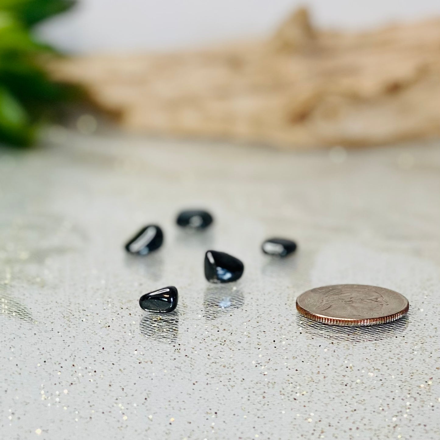 Hematite Tumbled Stones: Grounding Elegance from Earth's Core