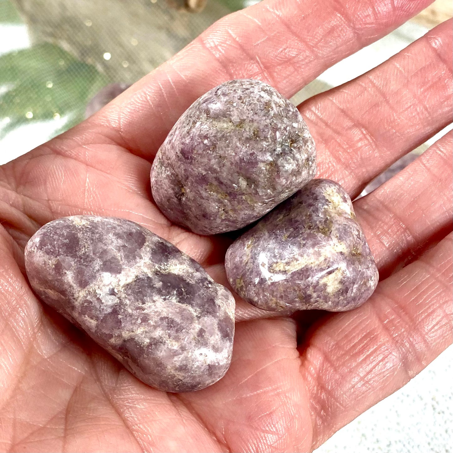 Lepidolite Tumbled Stones: Embrace Calm and Balance