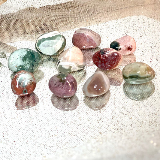 Mystical Aura: Unicorn Jasper Crystals - Rare Discovery from Morovato, Madagascar