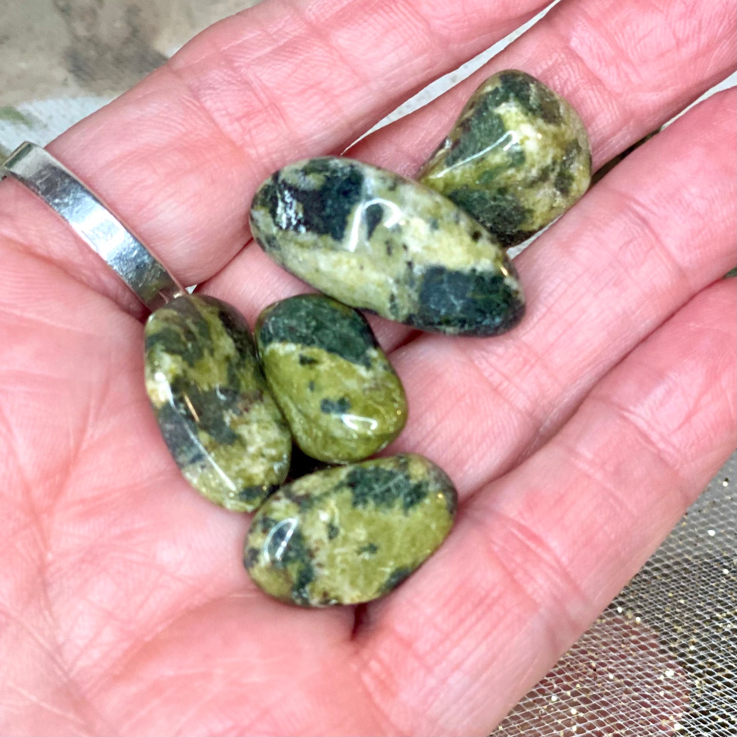 Renewed Vitality: Nephrite Jade Tumbled Crystal - Healing Stone for Balance and Prosperity