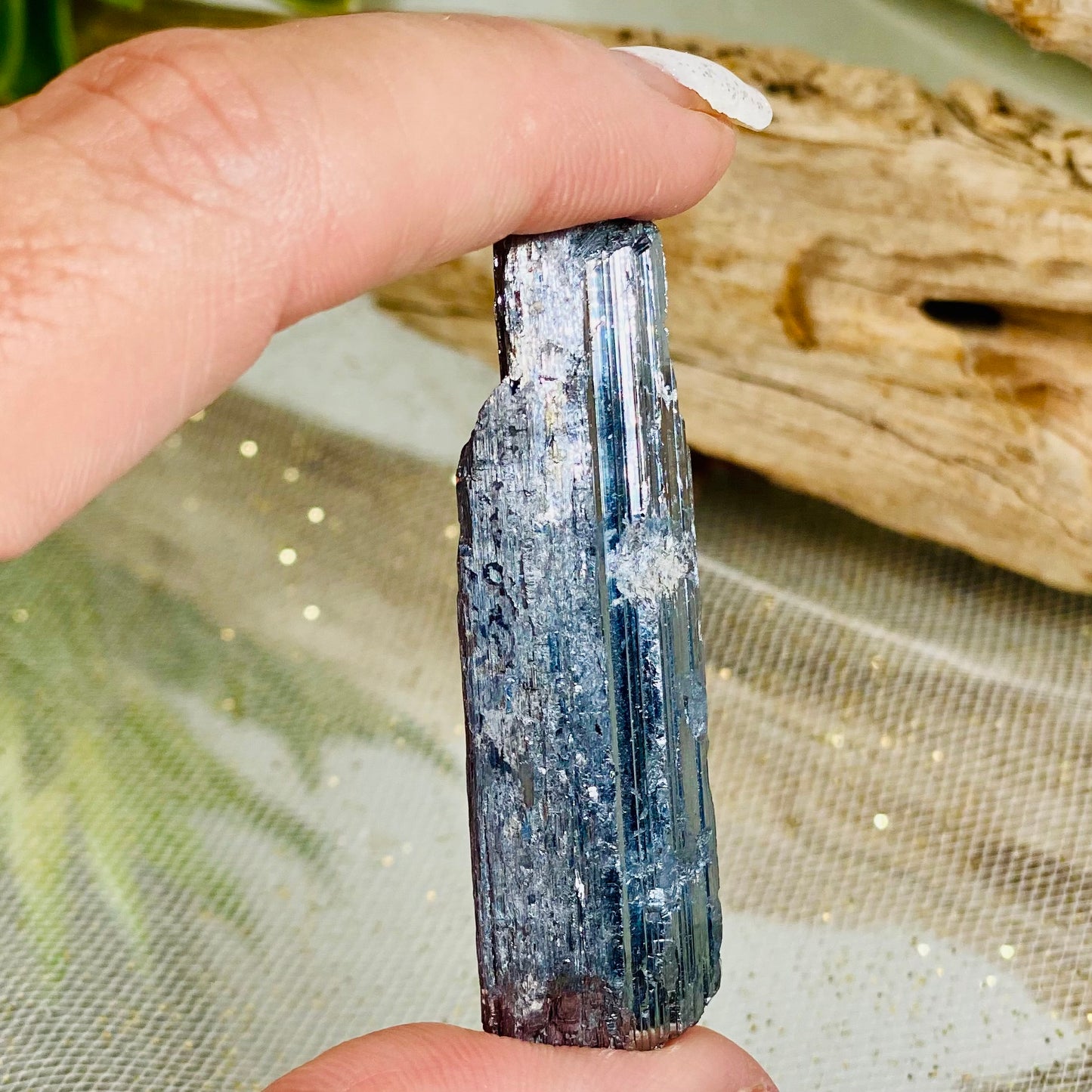 Stibnite Crystal for Protection, Prosperity, and Healing