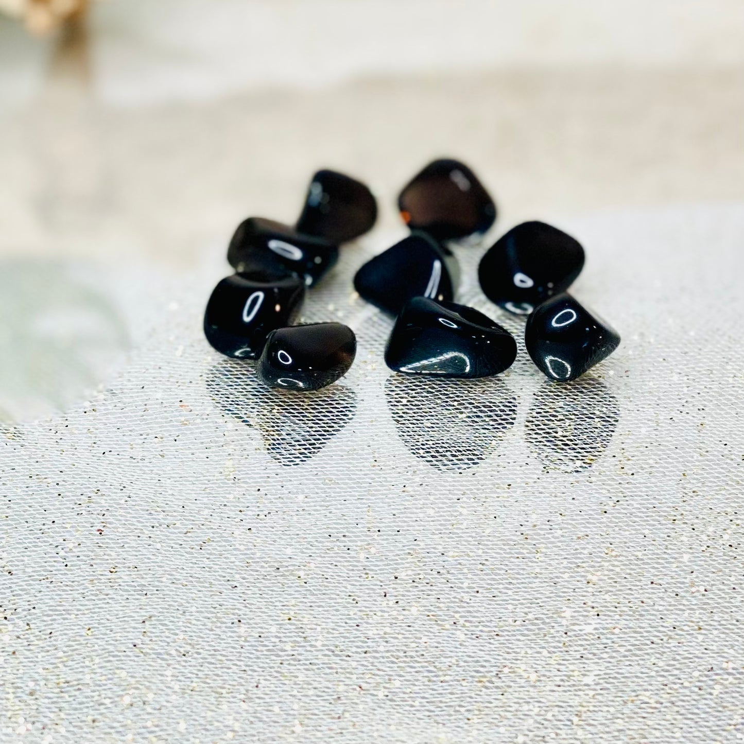 Grief Release: Apache Tears Tumbled Crystals - Stones for Emotional Healing