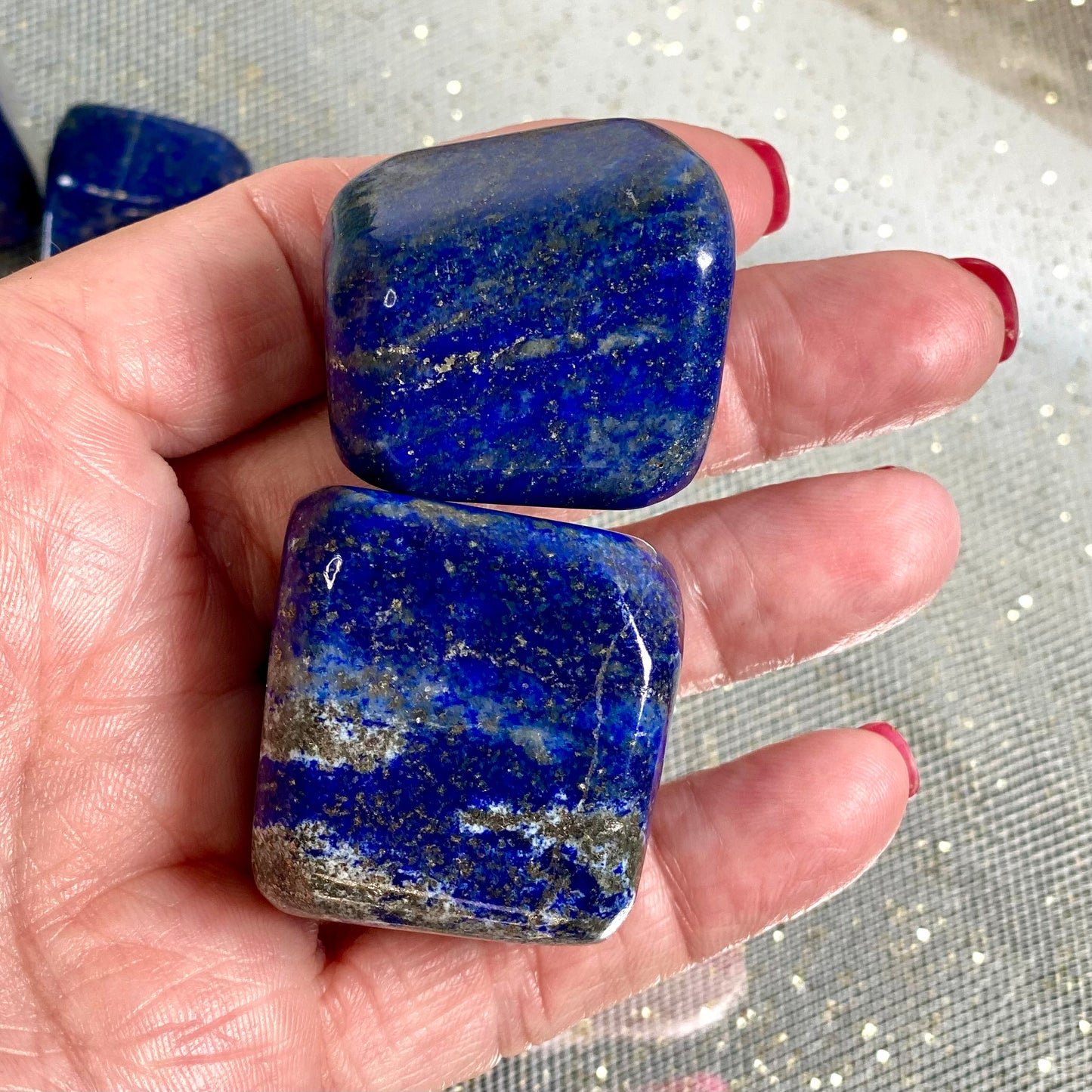 Lapis Lazuli Tumbled Crystals-CBTS
