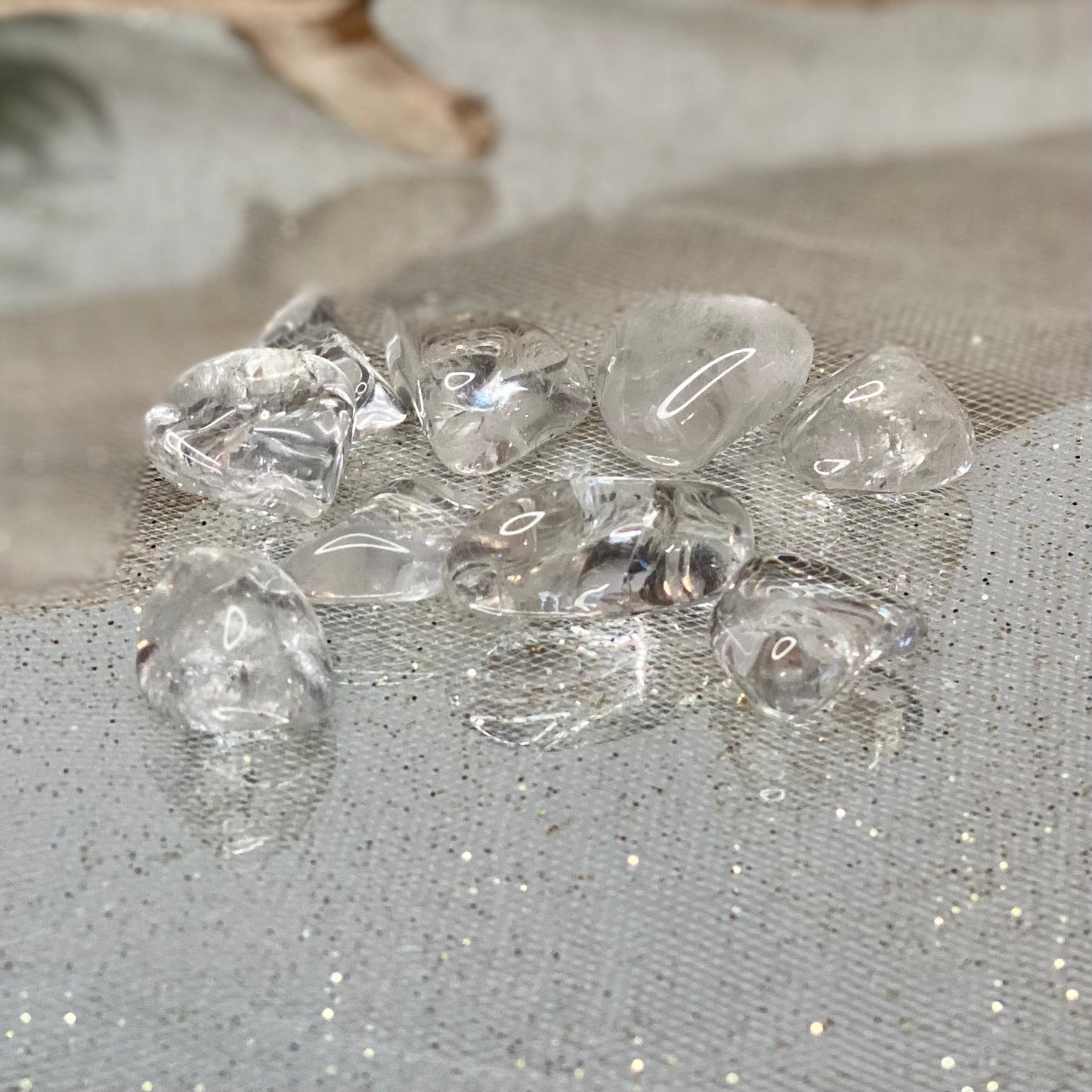 Clear Quartz Tumbled Stone: Amplify Your Energy and Clarity - Small