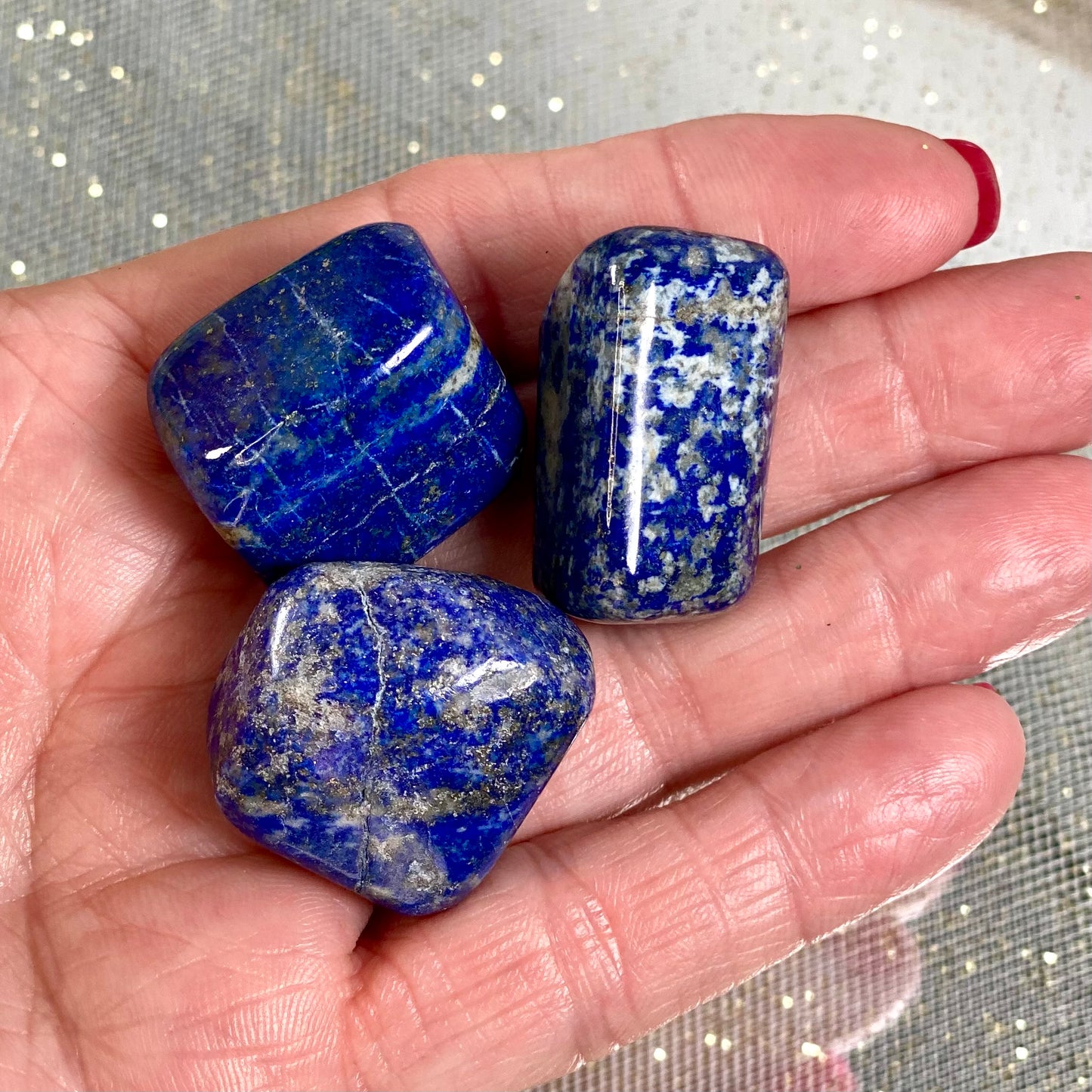 Lapis Lazuli Tumbled Crystals-CBTS