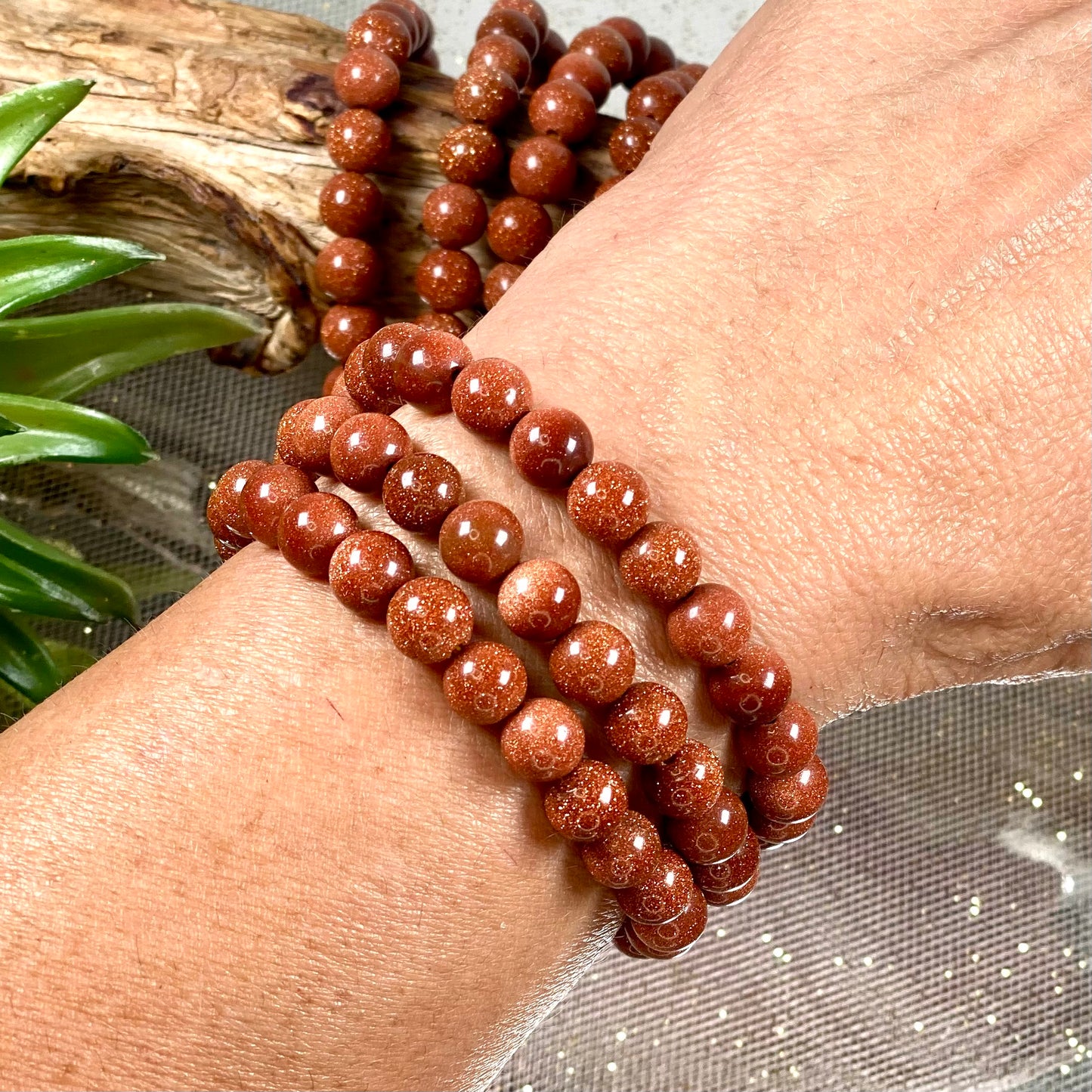 Goldstone Crystal Bracelet-CBTS