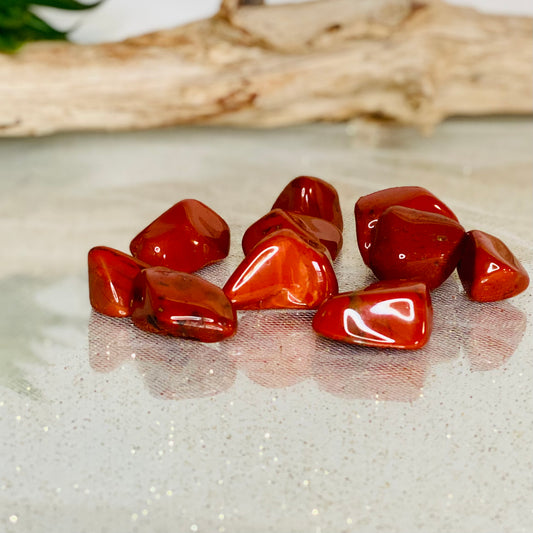 Red Jasper tumbled stone