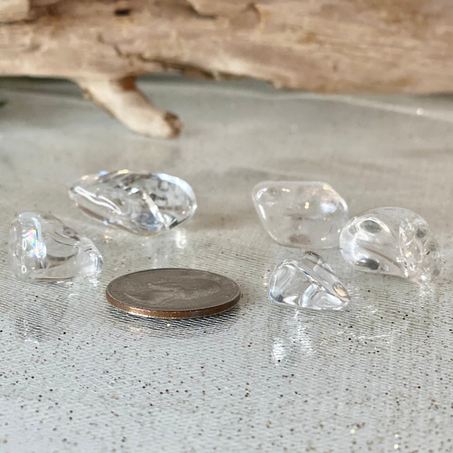Clear Quartz Tumbled Stone: Amplify Your Energy and Clarity - Small
