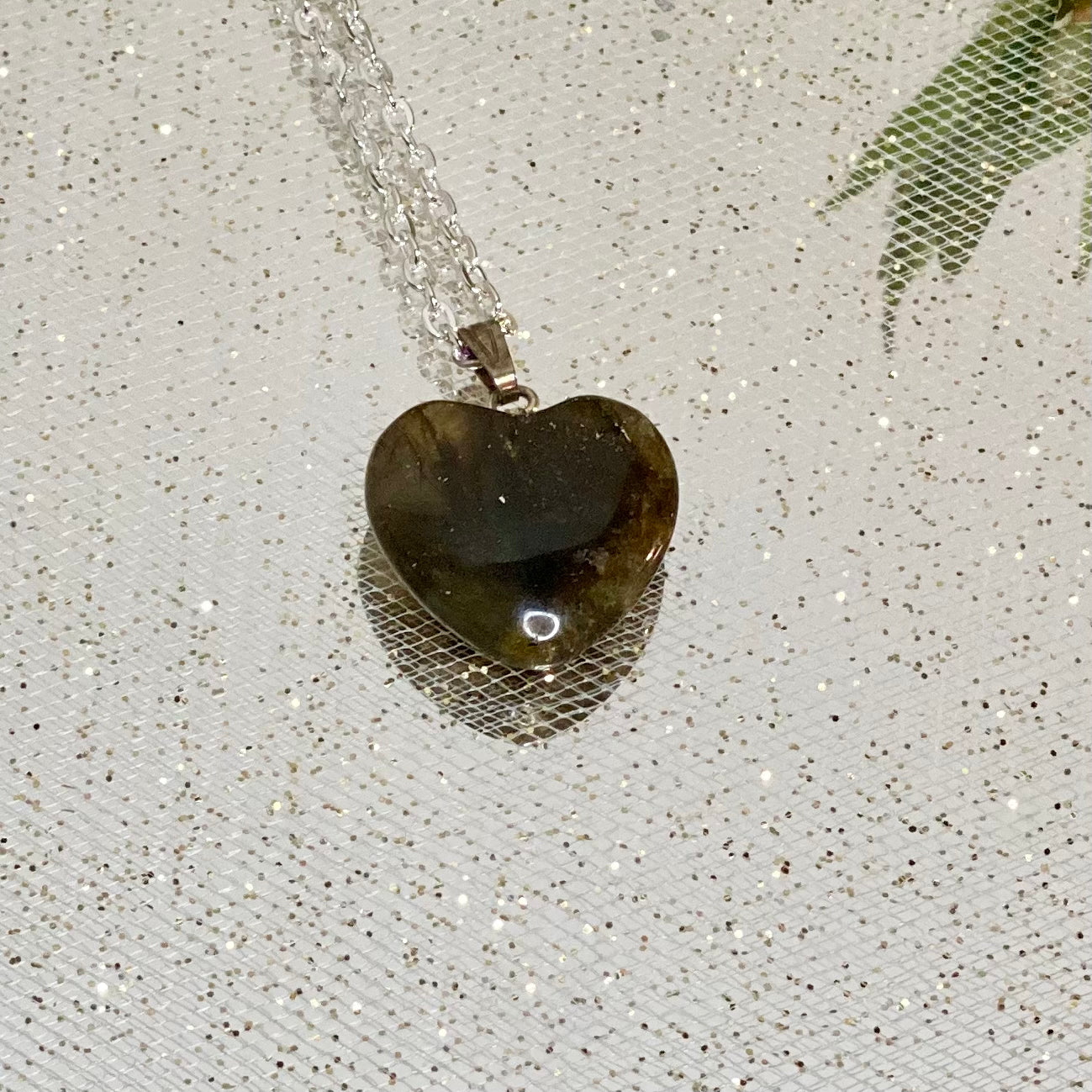 Crystal Heart Harmony Necklace - Crafted for positivity, Adorned for Beauty!