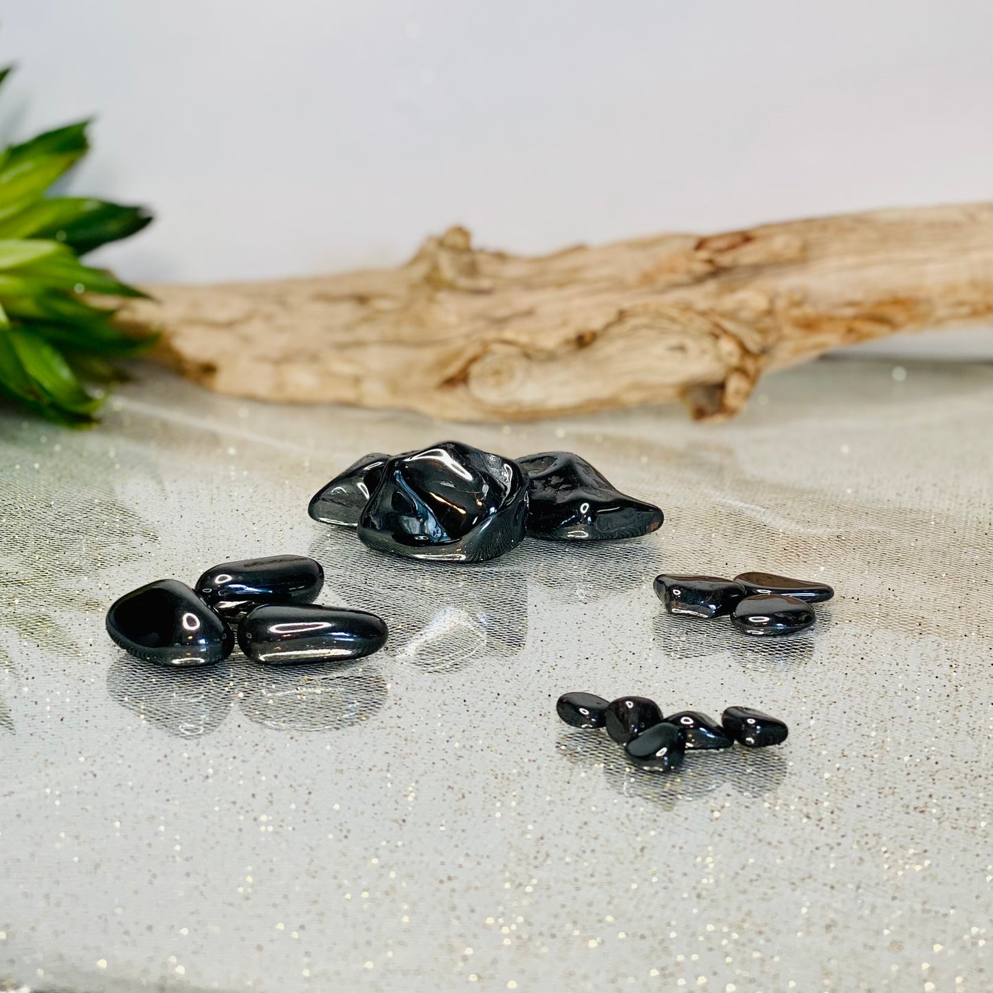 Hematite Tumbled Stones: Grounding Elegance from Earth's Core