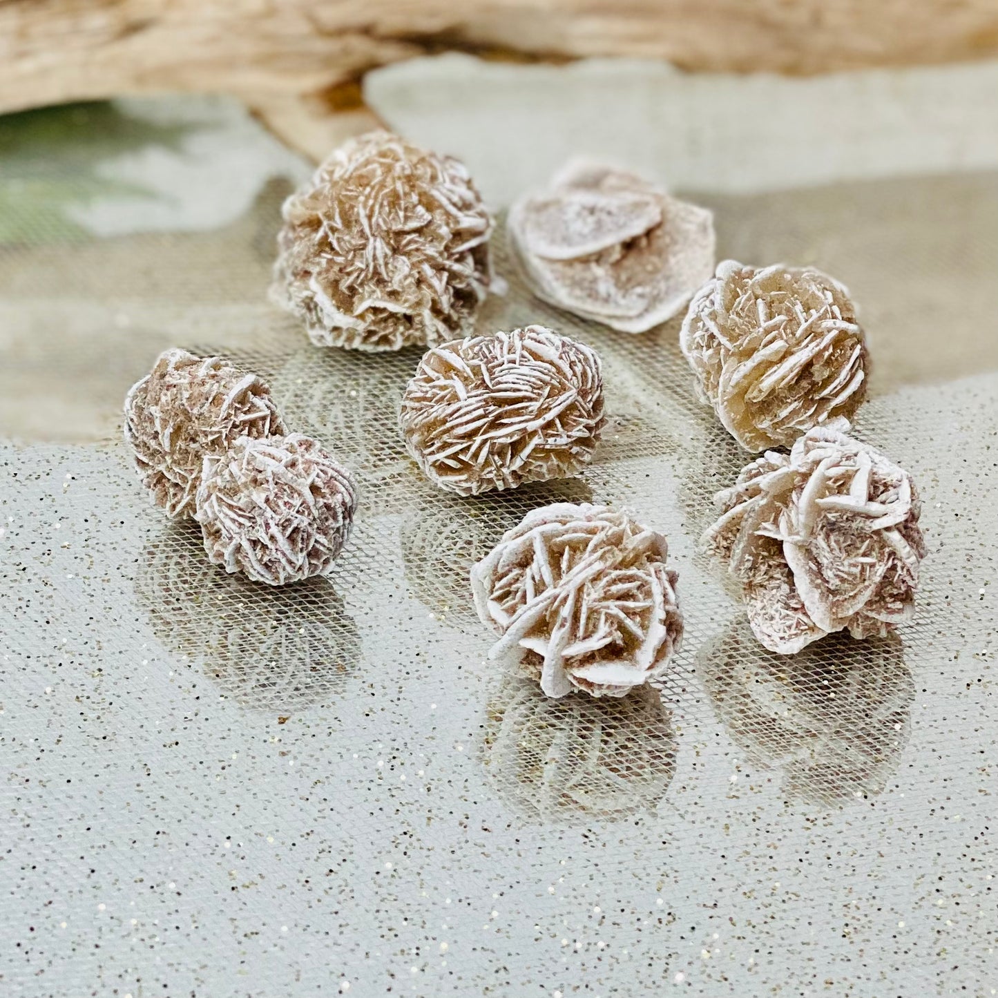 Mini Desert Rose Raw Stone - Natural Beauty and Earthly Energies for Grounding!