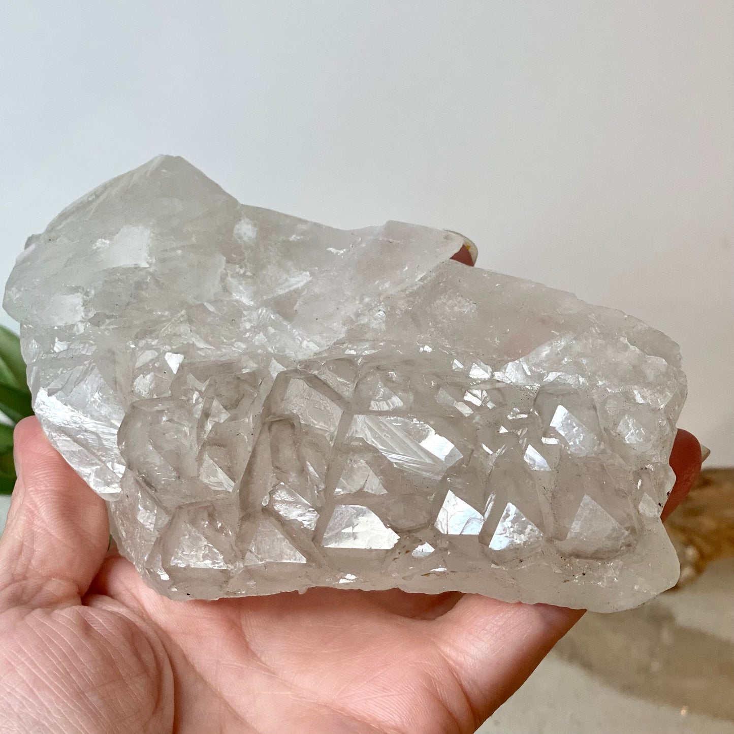 Divine Wisdom Smoky Elestial Quartz Cluster Healing Crystal