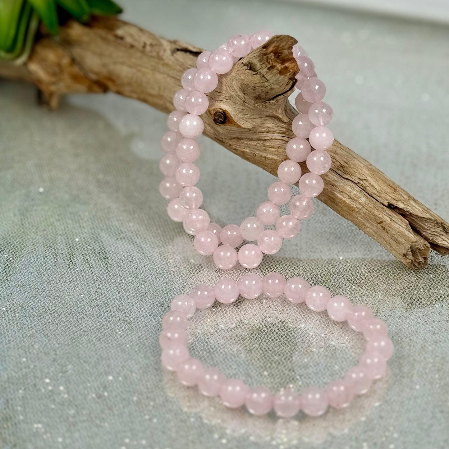 8mm Rose Quartz Bracelet - CBTS