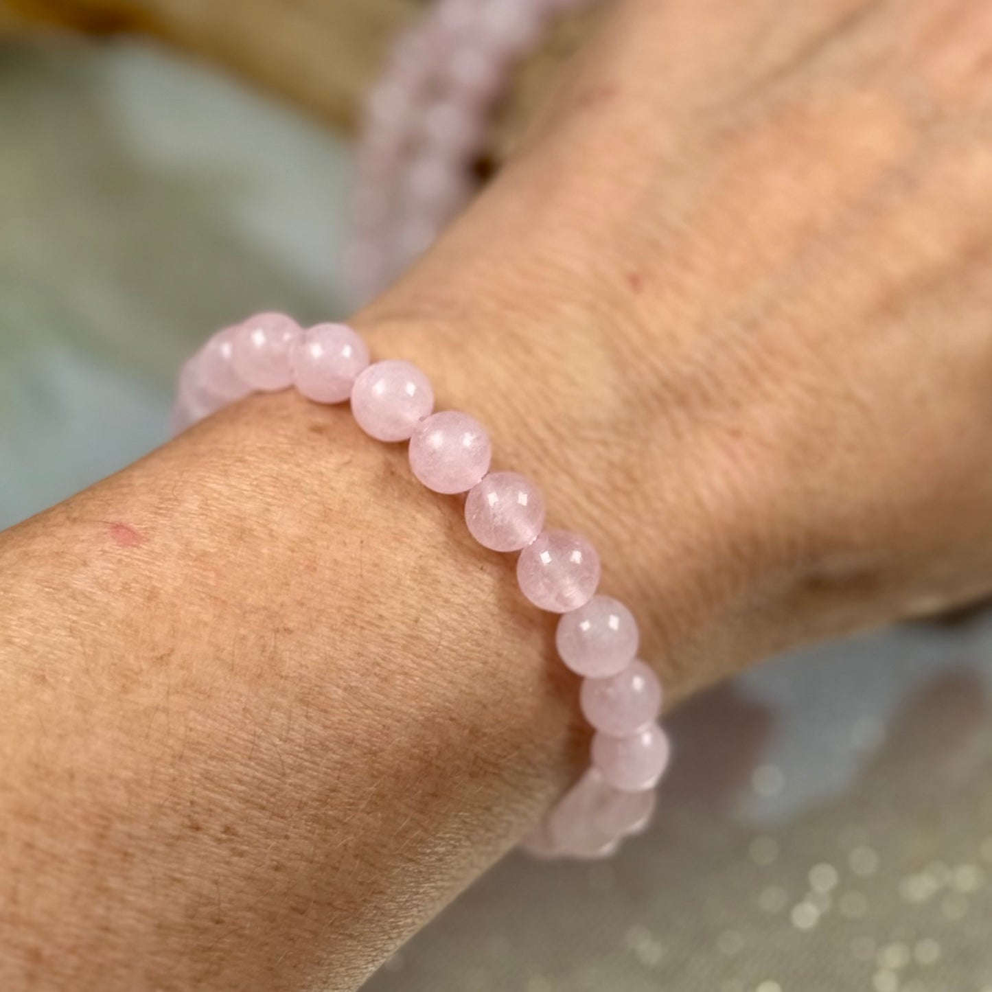 8mm Rose Quartz Bracelet - CBTS