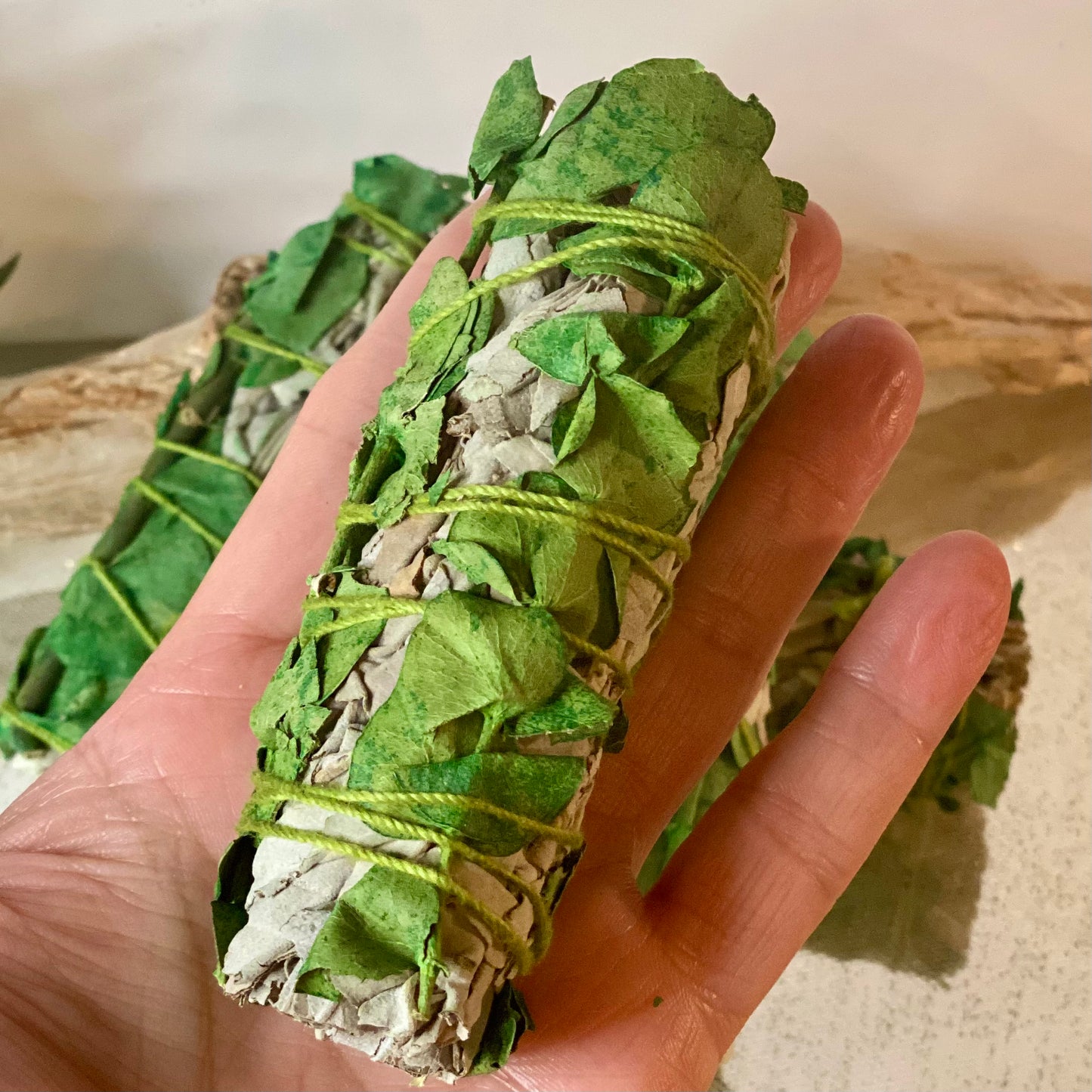 Revitalize Your Space: Green Eucalyptus Sage Bundle for Cleansing and Relaxation