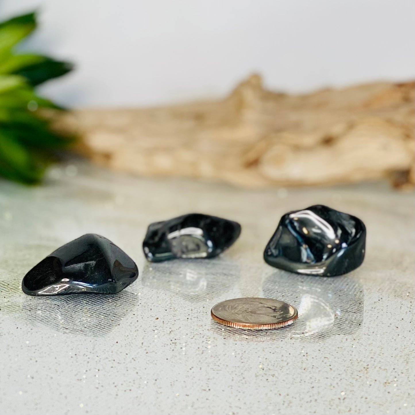 Hematite Tumbled Stones: Grounding Elegance from Earth's Core