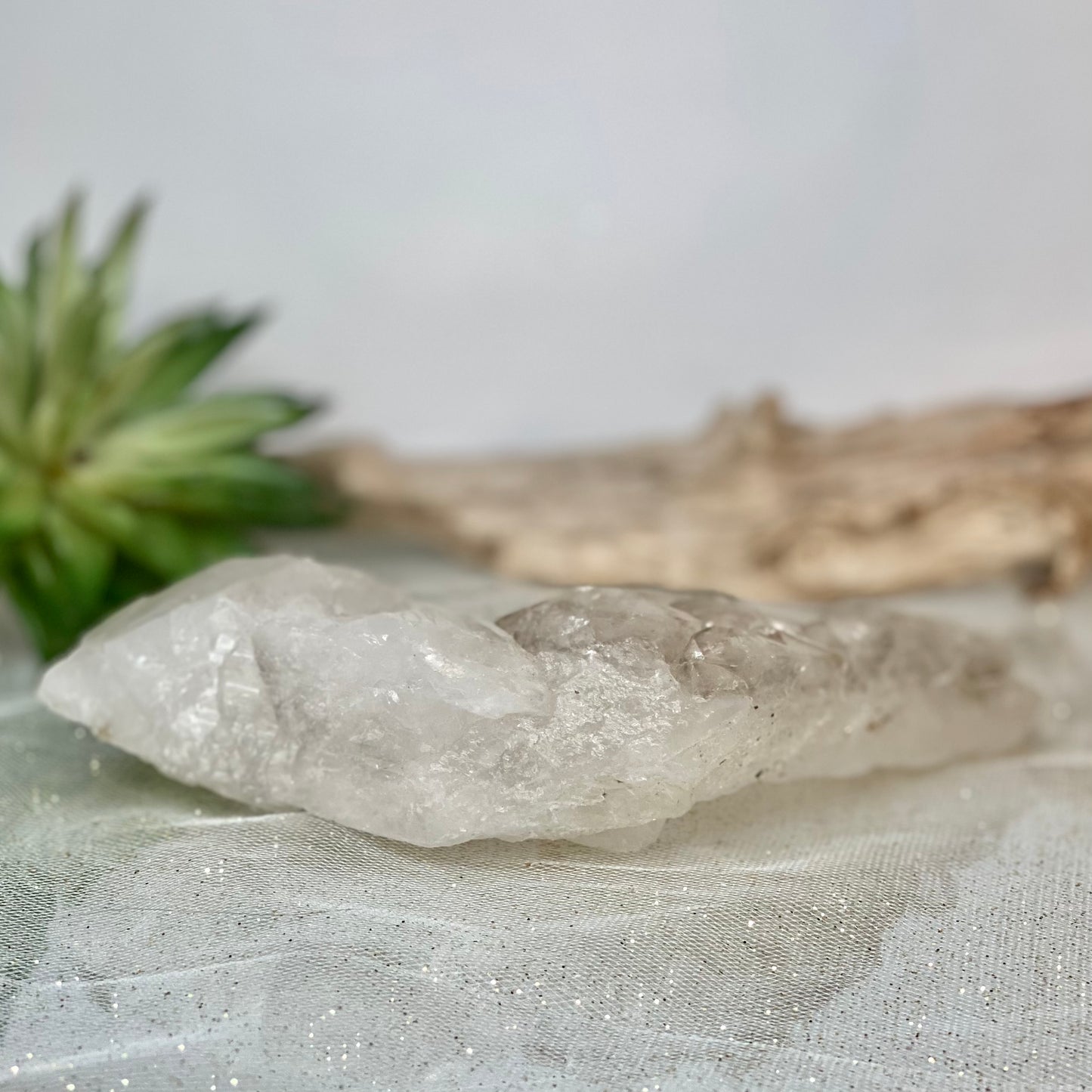 Divine Wisdom Smoky Elestial Quartz Cluster Healing Crystal