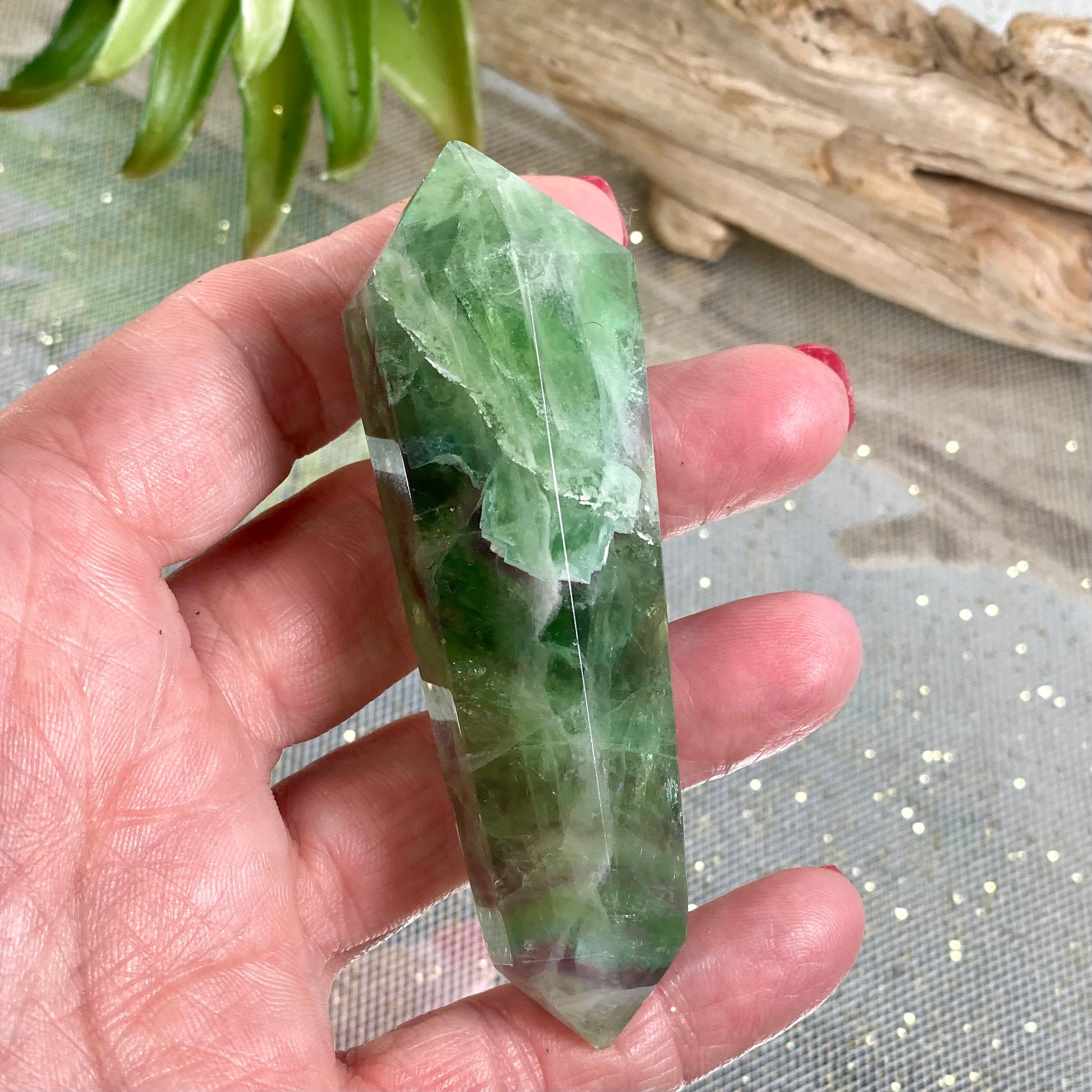 Fluorite Double terminated Wand- CBTS