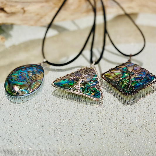 Abalone Shell Pendants - Ocean-Inspired Elegance