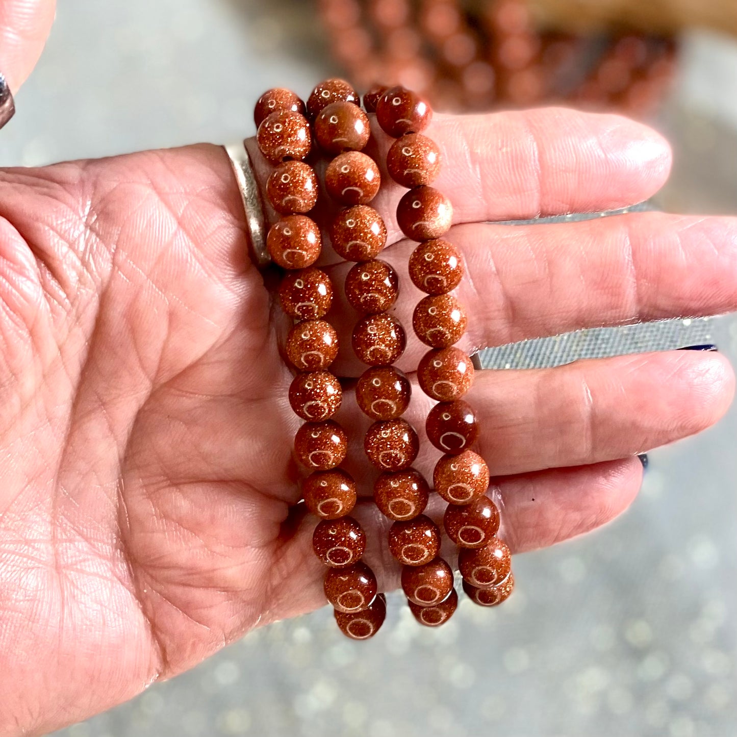 Goldstone Crystal Bracelet-CBTS