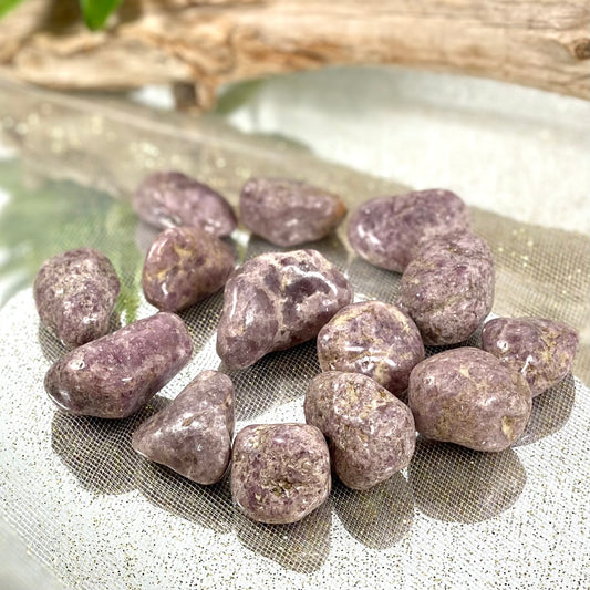 Lepidolite Tumbled Stones: Embrace Calm and Balance