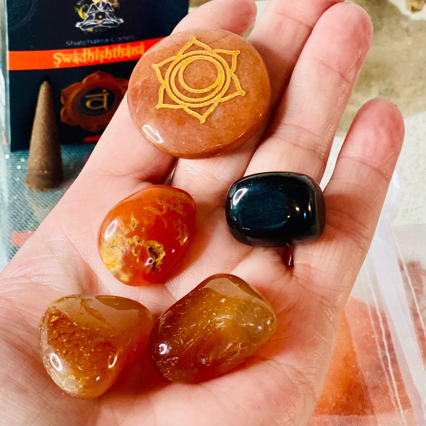 CREATIVITY Crystal & Incense Gift set for igniting Your Passion