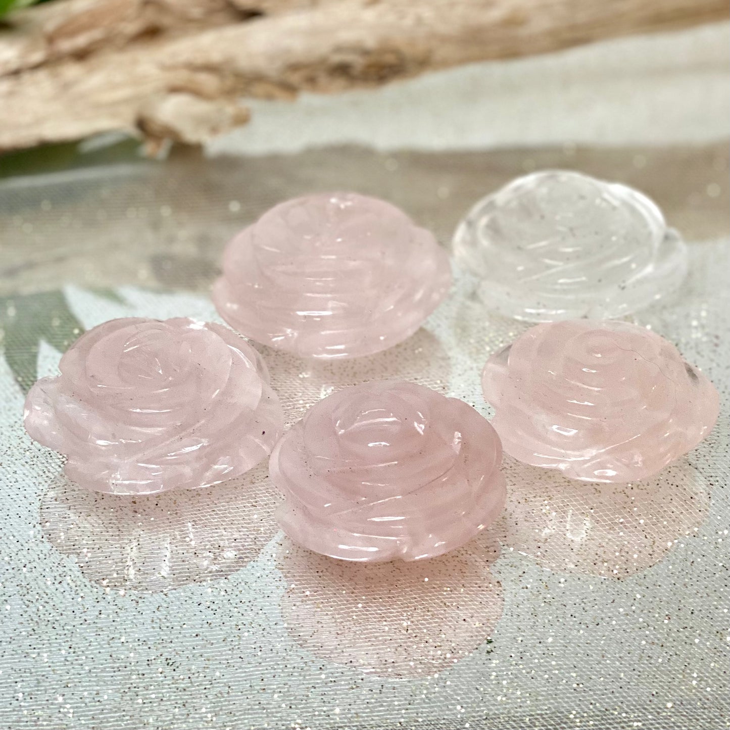 Radiant Love: Carved Heart Rose Quartz Crystal – Symbol of Compassion and Harmony