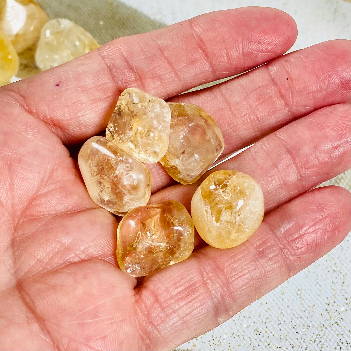 Citrine Tumbled Healing Crystals