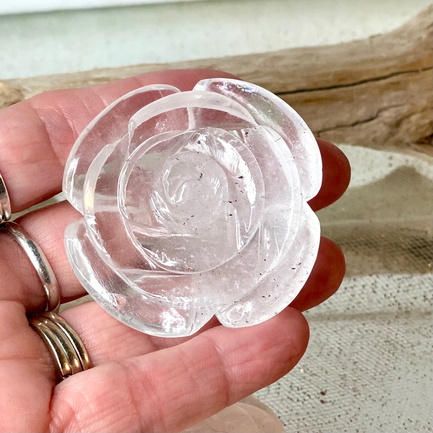 Radiant Love: Carved Heart Rose Quartz Crystal – Symbol of Compassion and Harmony