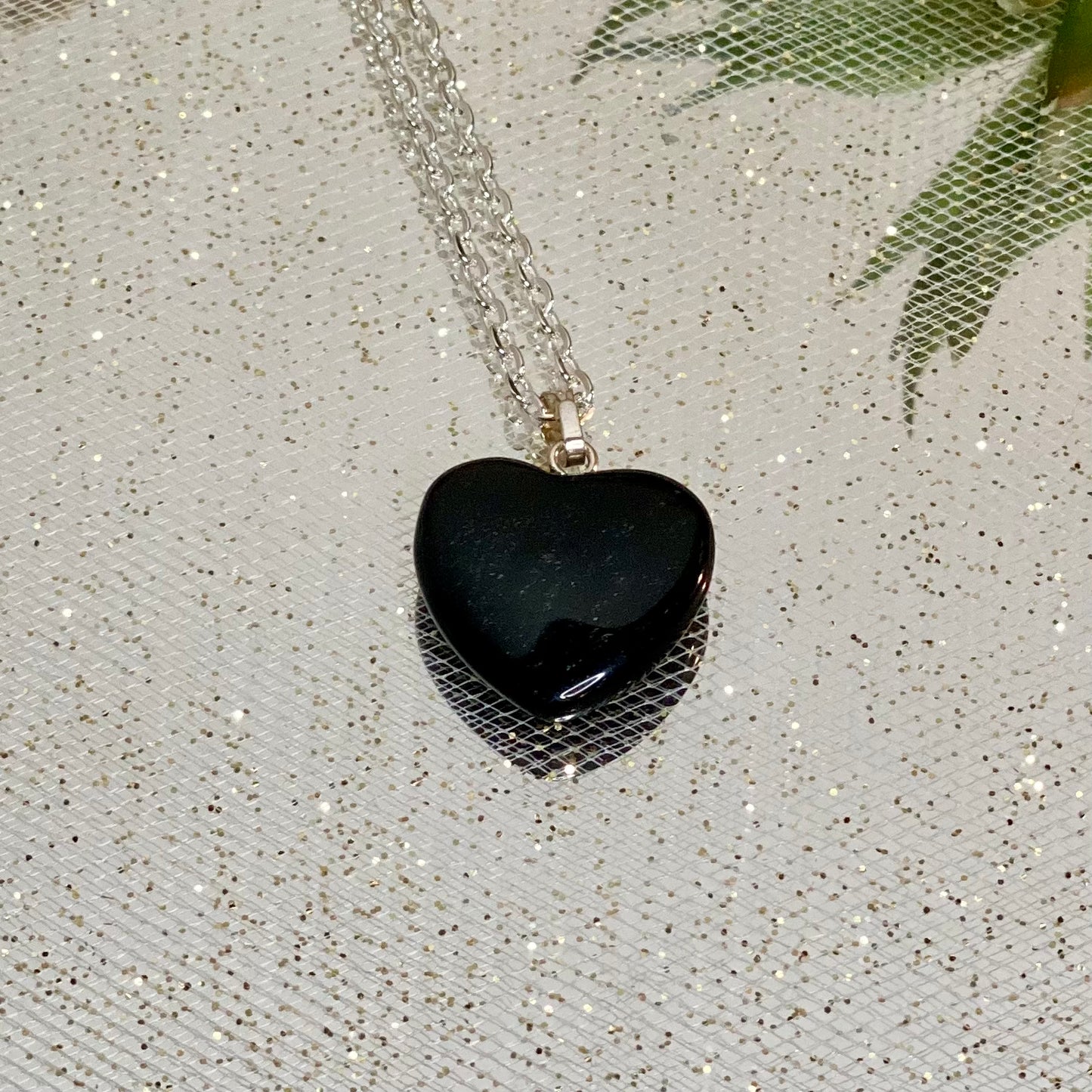 Crystal Heart Harmony Necklace - Crafted for positivity, Adorned for Beauty!