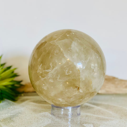 Golden Healer Quartz Sphere