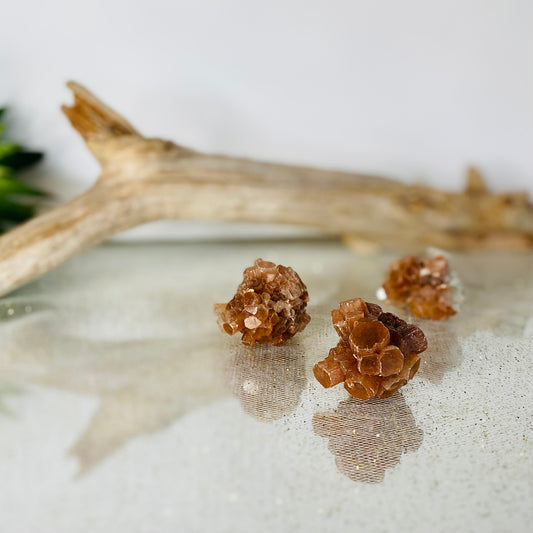 Aragonite Star Clusters: Natural Beauty for Grounding and Stability - Small .8oz