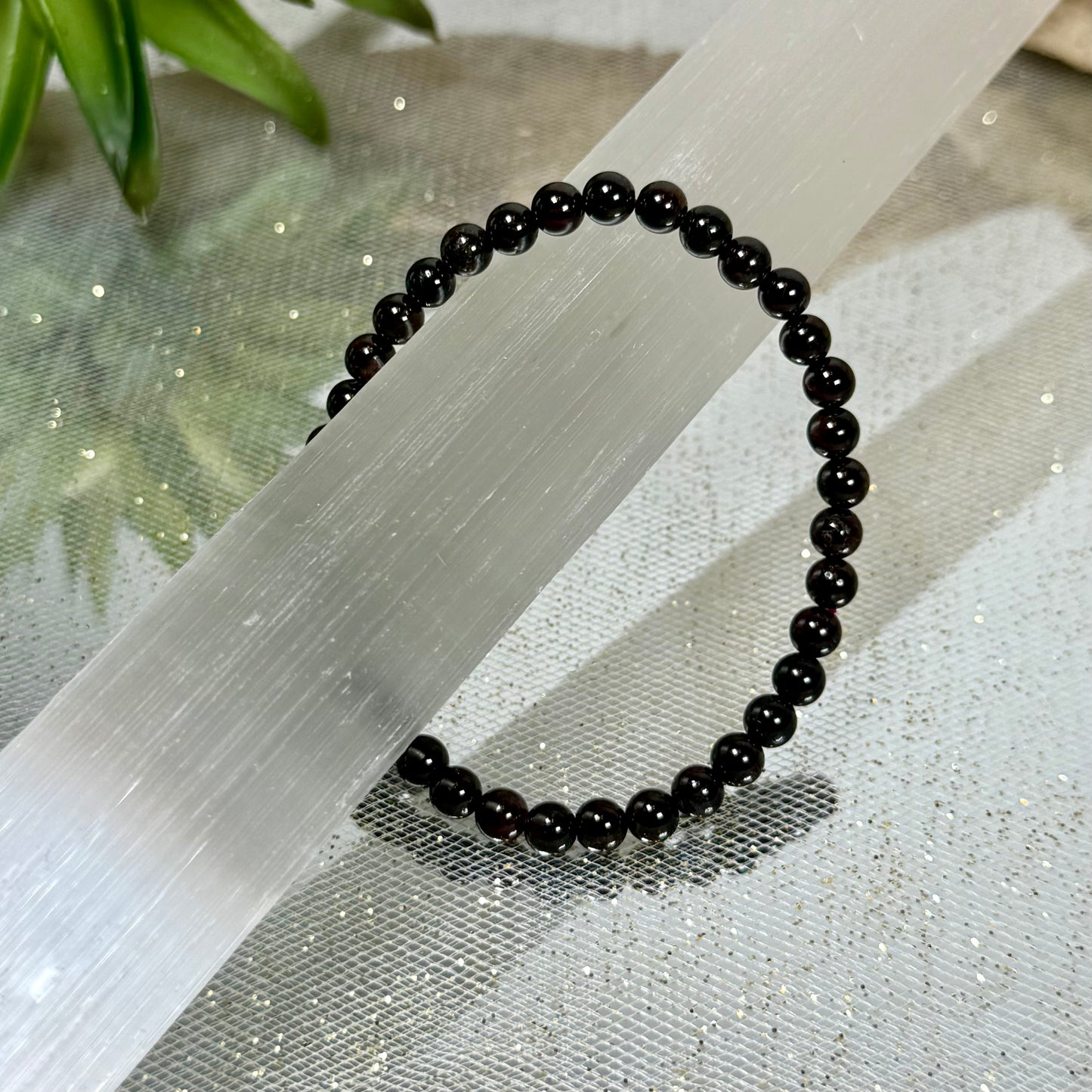 Garnet Stretch Bracelet 2-CBTS