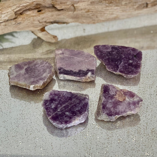 Serenity Infused: Lepidolite Bath Stones