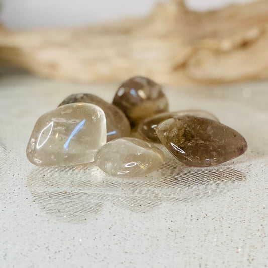 Light Smoky Quartz tumbled-CBTS