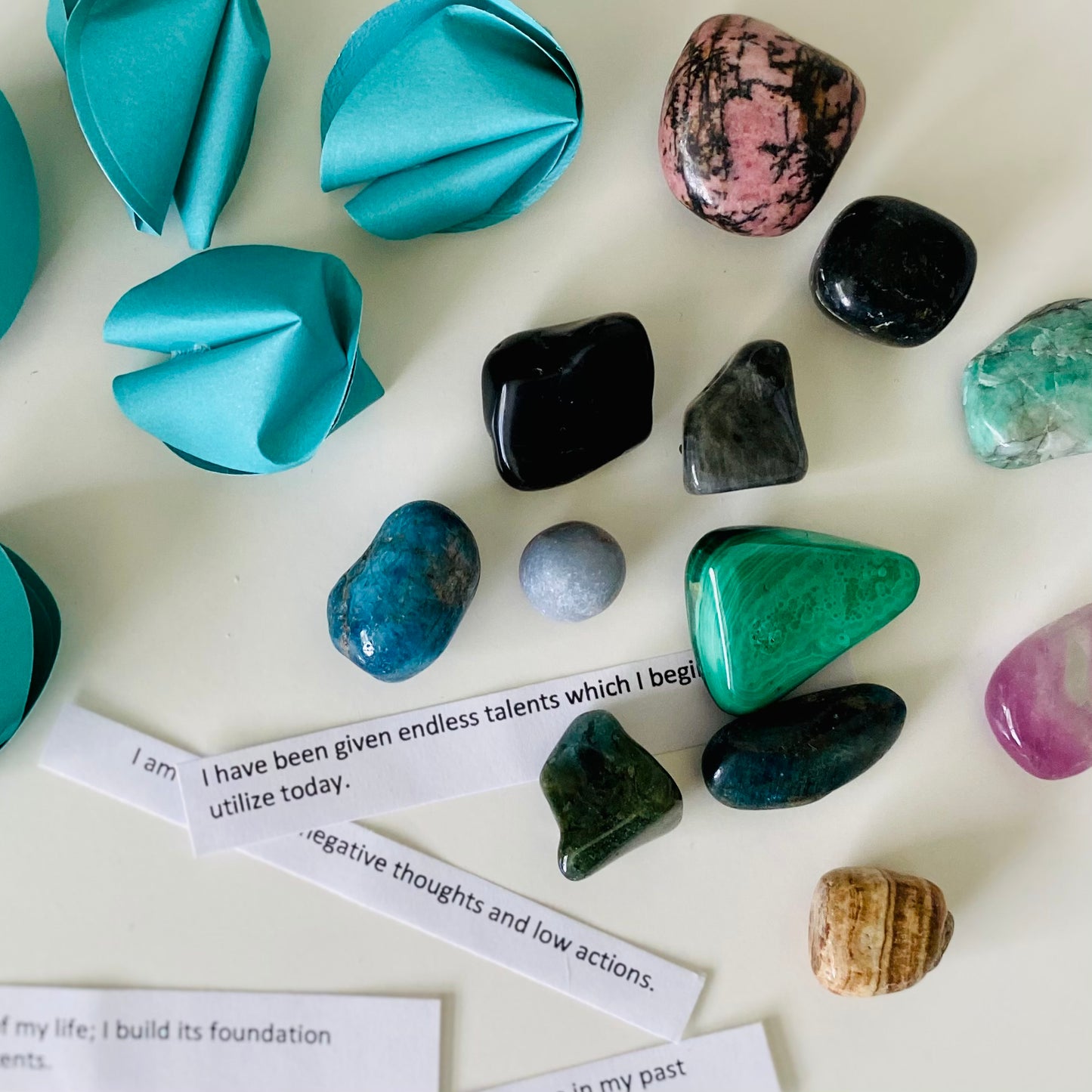 Intuitively Selected Mystery Set of Crystals with Fortune Cookie!