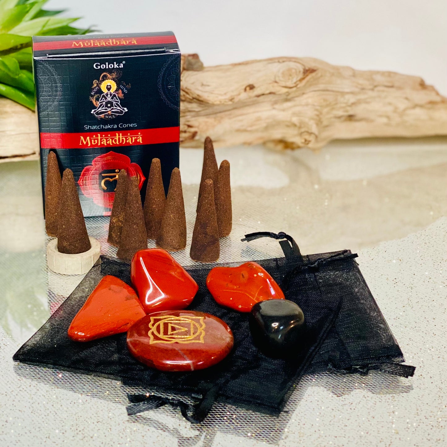 RESILIENCE Crystal & Incense Gift Set: Overcome Feeling Overwhelmed!